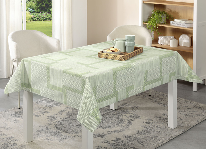 Tischdecken - Tischdecke mit Fleckschutz-Ausrüstung, in Größe 105 (Läufer, 40/140 cm) bis 160 (Tischdecke rund, ø 140 cm), in Farbe CREME Ansicht 6