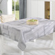 Tischdecken - Tischdecke mit Fleckschutz-Ausrüstung, in Größe 105 (Läufer, 40/140 cm) bis 160 (Tischdecke rund, ø 140 cm), in Farbe CREME – Farbe SILBER – Ansicht 1