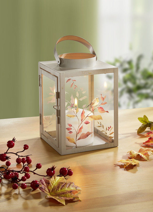 Wohnaccessoires - Laterne, in Farbe BEIGE-BRAUN-ORANGE