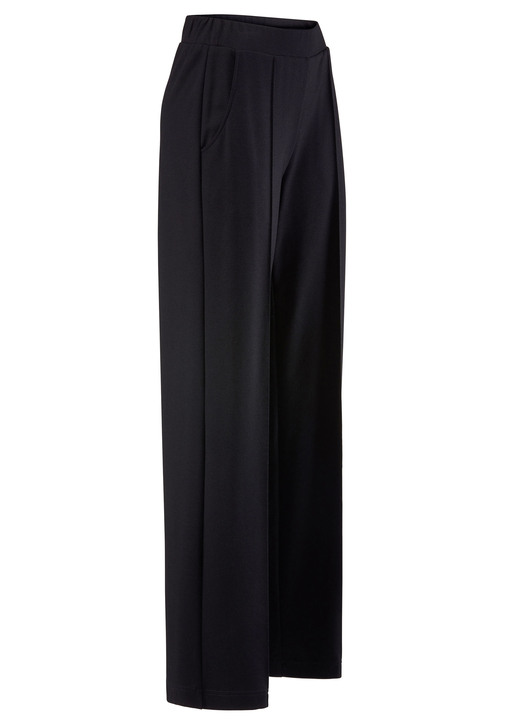 Hosen in Schlupfform - Hose in modischer Weite, in Größe 017 bis 052, in Farbe SCHWARZ Ansicht 1