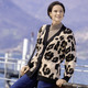 Laura Kent - Strickjacke mit flauschigem Griff, in Größe L(44/46) bis XXL(52/54), in Farbe BEIGE-SCHWARZ-BRAUN – Farbe BEIGE-SCHWARZ-BRAUN – Ansicht 2