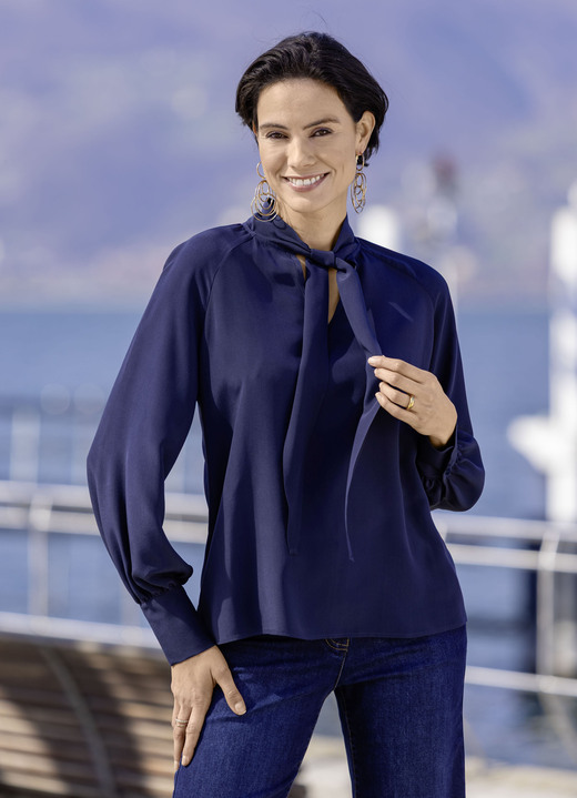 Basics - Kombistarke Tunika , in Größe 036 bis 052, in Farbe MARINE Ansicht 1