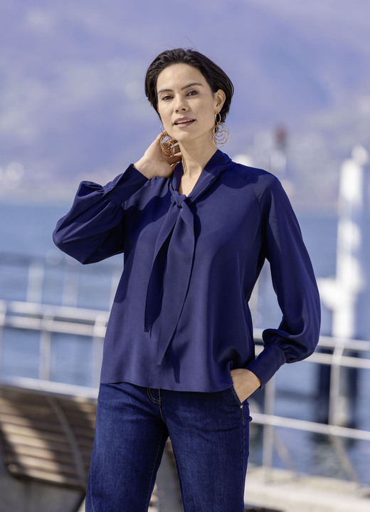 Basics - Kombistarke Tunika , in Größe 036 bis 052, in Farbe MARINE Ansicht 2