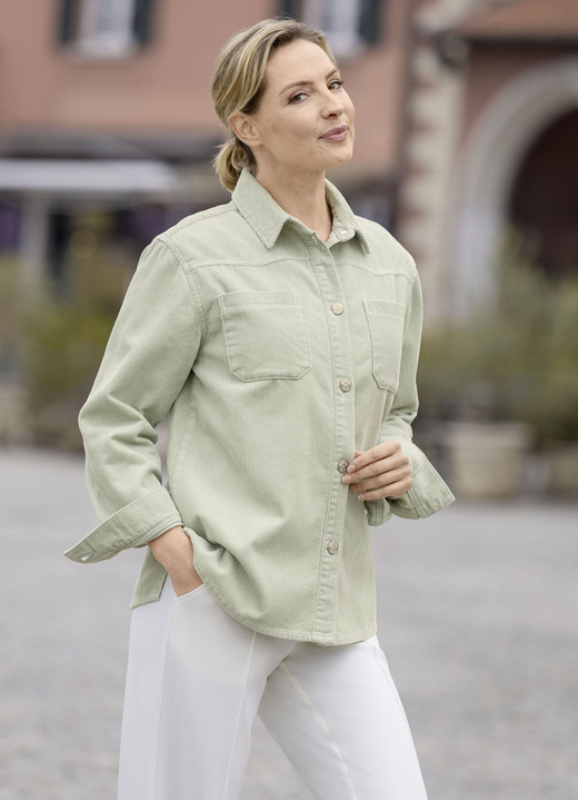 Kurz - Angesagte Cordjacke, in Größe 036 bis 050, in Farbe ALTROSA Ansicht 2