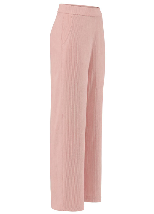 Hosen in Schlupfform - Cordhose mit modisch weitem Beinverlauf, in Größe 018 bis 052, in Farbe ECRU Ansicht 5