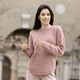 Basics - Pullover aus Melangegarn – Farbe HUMMER MELIERT – Ansicht 1 Basics - Pullover aus Melangegarn, in Größe L(44/46) bis XS(32/34), in Farbe HUMMER MELIERT – Farbe HUMMER MELIERT – Ansicht 1