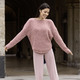 Basics - Pullover aus Melangegarn – Farbe HUMMER MELIERT – Ansicht 3 Basics - Pullover aus Melangegarn, in Größe L(44/46) bis XS(32/34), in Farbe HUMMER MELIERT – Farbe HUMMER MELIERT – Ansicht 3