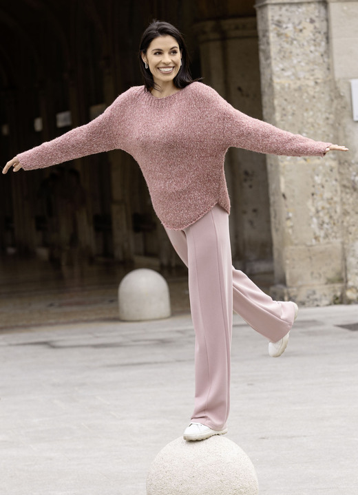 Basics - Pullover aus Melangegarn Ansicht 5 Basics - Pullover aus Melangegarn, in Größe L(44/46) bis XS(32/34), in Farbe HUMMER MELIERT Ansicht 5