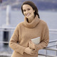 Basics - Pullover mit dezenten Glitzereffekten, in Größe L(44/46) bis XXL(52/54), in Farbe CAMEL – Farbe CAMEL – Ansicht 1