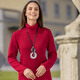 Basics - Pullover mit Struktur, in Größe 036 bis 052, in Farbe ROT – Farbe ROT – Ansicht 2