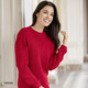 Basics - Pullover mit Strukturmuster, in Größe 036 bis 052, in Farbe ROT – Farbe ROT – Ansicht 1