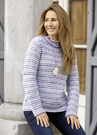 Pullover in Ringeldessin