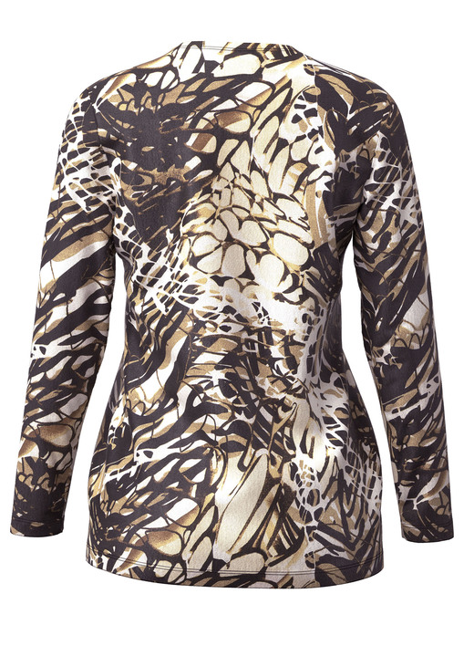 Pullover & Strickmode - Pullover in Feinstrick, in Größe 038 bis 054, in Farbe BRAUN-CAMEL-ECRU Ansicht 2