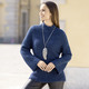 Basics - Pullover in superflauschiger Qualität, in Größe L(44/46) bis XXL(52/54), in Farbe DUNKELBLAU – Farbe DUNKELBLAU – Ansicht 2