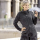Strickjacken - Long-Strickjacke mit Cloqué-Effekten – Farbe ANTHRAZIT-SCHWARZ – Ansicht 2 Strickjacken - Long-Strickjacke mit Cloqué-Effekten, in Größe 038 bis 054, in Farbe ANTHRAZIT-SCHWARZ – Farbe ANTHRAZIT-SCHWARZ – Ansicht 2