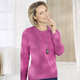 Basics - Pullover in Twinset-Optik mit Schurwolle , in Größe 038 bis 054, in Farbe MAUVE