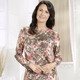 Pullover & Strickmode - Pullover mit Alloverdruck – Farbe BRAUN-HIMBEERE-MULTICOLOR – Ansicht 1 Pullover & Strickmode - Pullover mit Alloverdruck, in Größe 038 bis 054, in Farbe BRAUN-HIMBEERE-MULTICOLOR – Farbe BRAUN-HIMBEERE-MULTICOLOR – Ansicht 1
