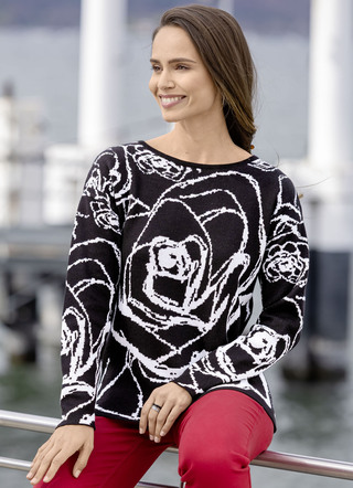 Pullover in Jacquard-Dessin