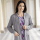 Basics - Strickjacke mit dekorativem Strukturmix – Farbe GRAU MELIERT – Ansicht 1 Basics - Strickjacke mit dekorativem Strukturmix, in Größe 038 bis 054, in Farbe GRAU MELIERT – Farbe GRAU MELIERT – Ansicht 1