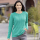 Basics - Pullover mit Schurwolle, in Größe 038 bis 054, in Farbe JADEGRÜN – Farbe JADEGRÜN – Ansicht 1