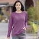 Basics - Pullover mit Schurwolle, in Größe 038 bis 054, in Farbe JADEGRÜN – Farbe MAUVE – Ansicht 1