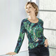 Pullover & Strickmode - Pullover in Feinstrick – Farbe GRÜN-PETROL-MULTICOLOR – Ansicht 1 Pullover & Strickmode - Pullover in Feinstrick, in Größe 038 bis 054, in Farbe GRÜN-PETROL-MULTICOLOR – Farbe GRÜN-PETROL-MULTICOLOR – Ansicht 1