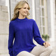 Basics - Pullover in Strukturmix, in Größe 038 bis 054, in Farbe GRÜN