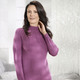 Basics - Pullover aus Schurwolle (Merino, extrafein) – Farbe MAUVE – Ansicht 1 Basics - Pullover aus Schurwolle (Merino, extrafein), in Größe 036 bis 052, in Farbe CAMEL MELIERT – Farbe MAUVE – Ansicht 1