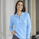 Basics - Pullover mit dezentem Glanz, in Größe 036 bis 052, in Farbe MINT – Farbe HELLBLAU – Ansicht 1