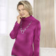Basics - Pullover mit Schurwolle, in Größe 038 bis 054, in Farbe MAGENTA – Farbe MAGENTA – Ansicht 1