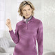 Basics - Pullover mit Schurwolle, in Größe 038 bis 054, in Farbe MAUVE – Farbe MAUVE – Ansicht 1