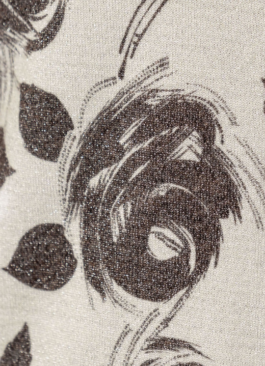 Pullover & Strickmode - Pullover in Feinstrick mit Glitzer Ansicht 2 Pullover & Strickmode - Pullover in Feinstrick mit Glitzer, in Größe 038 bis 054, in Farbe SAND-BRAUN Ansicht 2