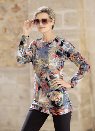 Shirt mit farbbrillantem Druck