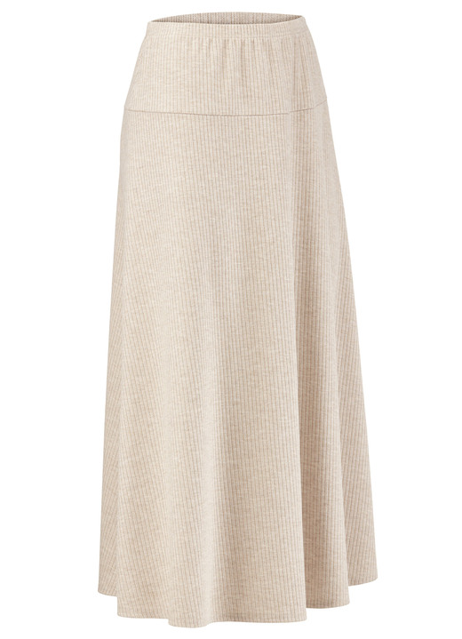 Uni - Rock in bequemer Schlupfform, in Größe 018 bis 054, in Farbe ANTHRAZIT MELIERT Ansicht 5