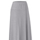 Uni - Rock in bequemer Schlupfform – Farbe GRAU MELIERT – Ansicht 2 Uni - Rock in bequemer Schlupfform, in Größe 018 bis 054, in Farbe BEIGE MELIERT – Farbe GRAU MELIERT – Ansicht 2