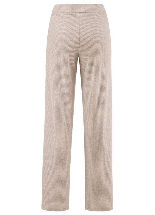 Hosen in Schlupfform - Hose in Palazzo-Form, in Größe 018 bis 054, in Farbe BEIGE MELIERT Ansicht 2