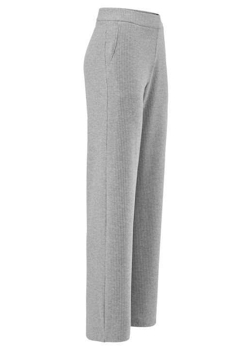 Hosen in Schlupfform - Hose in Palazzo-Form, in Größe 018 bis 054, in Farbe BEIGE MELIERT Ansicht 5