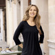 Basics - Kombistarke Shirt-Tunika  – Farbe SCHWARZ – Ansicht 1 Basics - Kombistarke Shirt-Tunika , in Größe 036 bis 054, in Farbe GRÜN – Farbe SCHWARZ – Ansicht 1