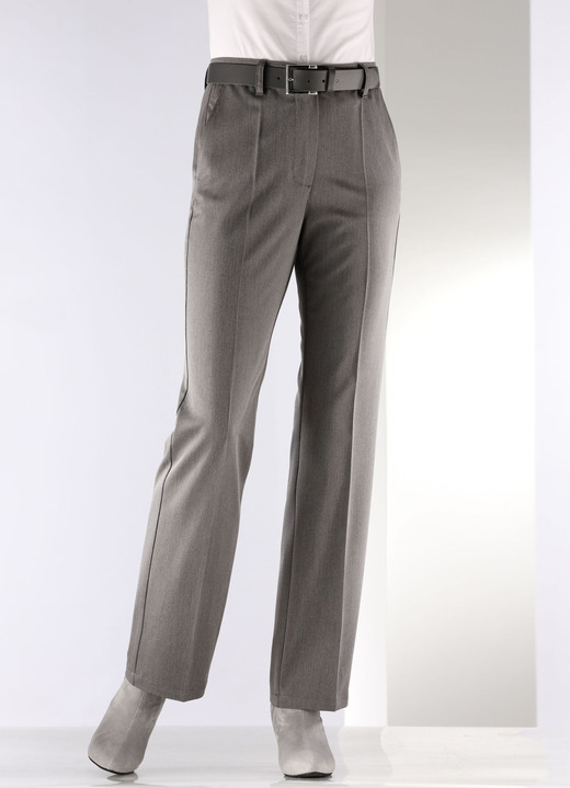 Hosen mit Knopf- und Reißverschluss - Hose mit rückwärtigen Dehnbundeinsätzen, in Größe 019 bis 054, in Farbe MARINE Ansicht 7