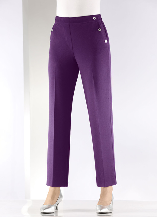 Hosen in Schlupfform - Hose in Schlupfform, in Größe 019 bis 054, in Farbe PFLAUME Ansicht 3