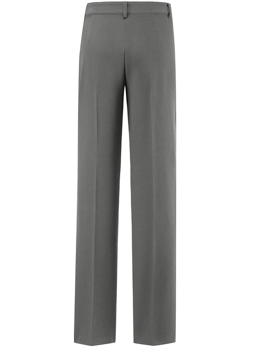 Hosen mit Knopf- und Reißverschluss - Hose mit silberfarbener Kontrastpaspel, in Größe 019 bis 054, in Farbe MARINE Ansicht 5