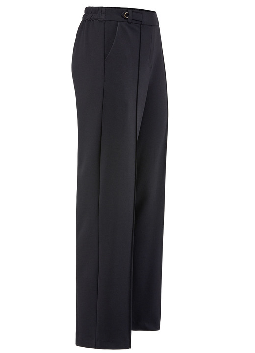 Hosen in Schlupfform - Hose in modischer Weite, in Größe 019 bis 054, in Farbe SCHWARZ Ansicht 1