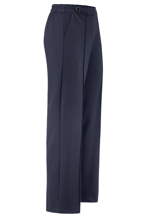 Hosen in Schlupfform - Hose in modischer Weite, in Größe 019 bis 054, in Farbe MARINE Ansicht 1