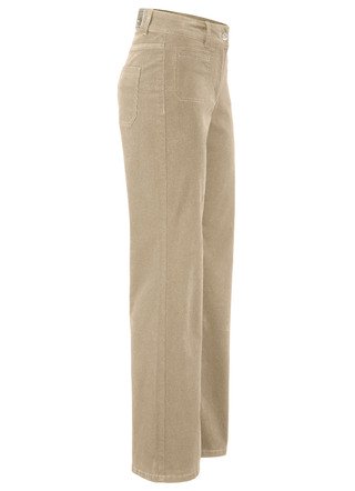 Cordhose mit weitem Beinverlauf