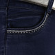 Hosen mit Knopf- und Reißverschluss - Jeans in 5-Pocket-Form, in Größe 018 bis 052, in Farbe JEANSBLAU – Farbe DUNKELBLAU – Ansicht 3