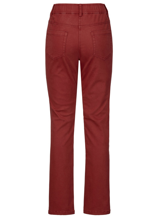 Hosen in Schlupfform - Hose mit funkelnden Glitzersteinchen, in Größe 018 bis 052, in Farbe JEANSBLAU Ansicht 6