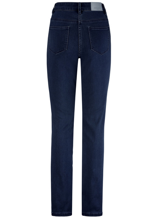 Hosen mit Knopf- und Reißverschluss - Jeans in 5-Pocket-Form, in Größe 018 bis 052, in Farbe JEANSBLAU Ansicht 5