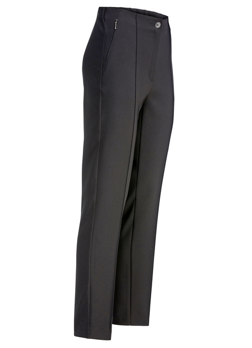 Hosen in Schlupfform - Hose mit angeschnittenem Bund, in Größe 018 bis 052, in Farbe SCHWARZ Ansicht 1