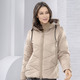 Winterjacken - Jacke mit fester Kapuze, in Größe 036 bis 052, in Farbe GOLDBEIGE – Farbe GOLDBEIGE – Ansicht 1