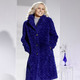 Kunstpelzmäntel - Mantel mit Reverskragen, in Größe 034 bis 052, in Farbe TINTENBLAU – Farbe TINTENBLAU – Ansicht 1